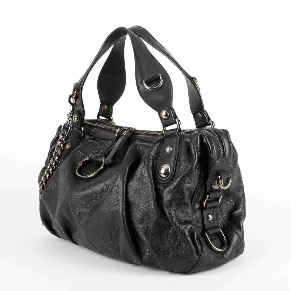Guccisima Tote 2 Way, Black RHW