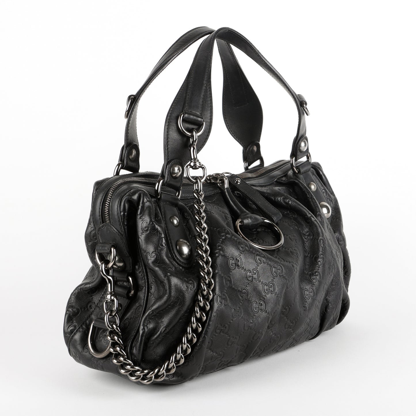 Guccisima Tote 2 Way, Black RHW