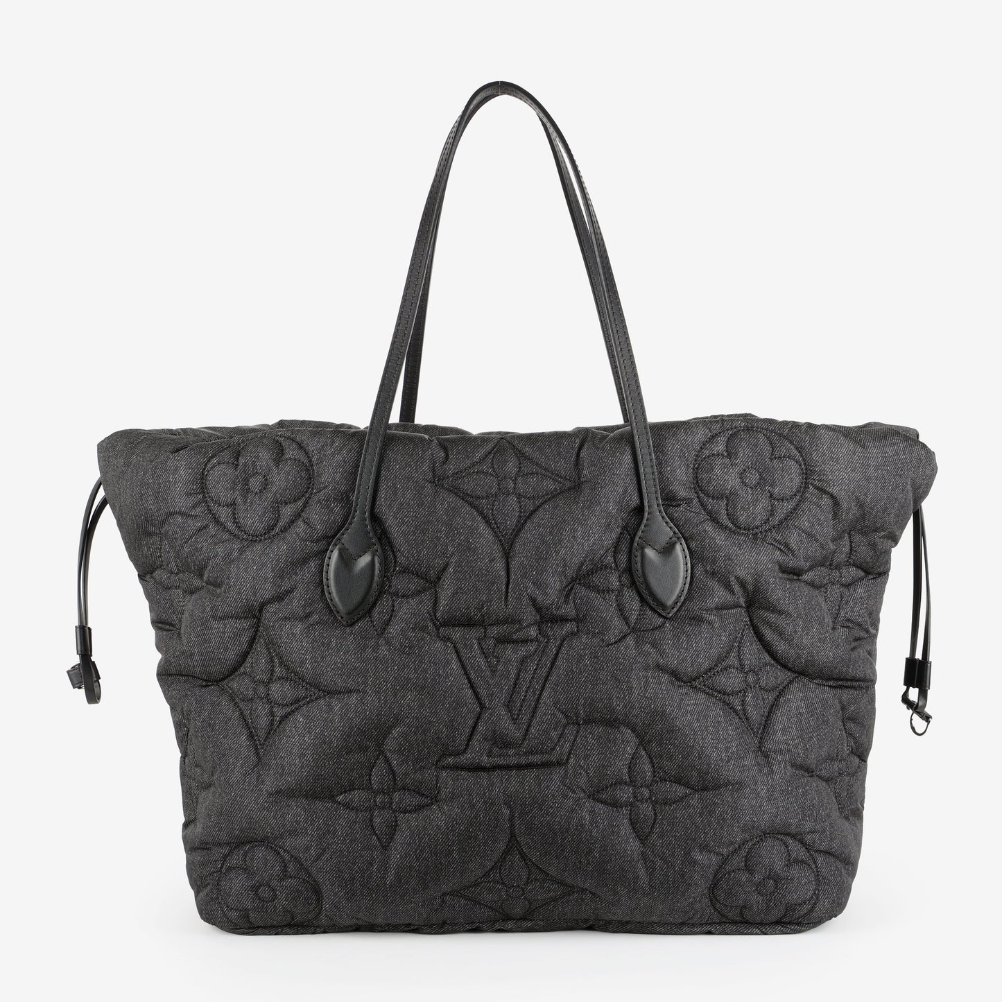 Inside Out Neverfull MM, Black Puffygram