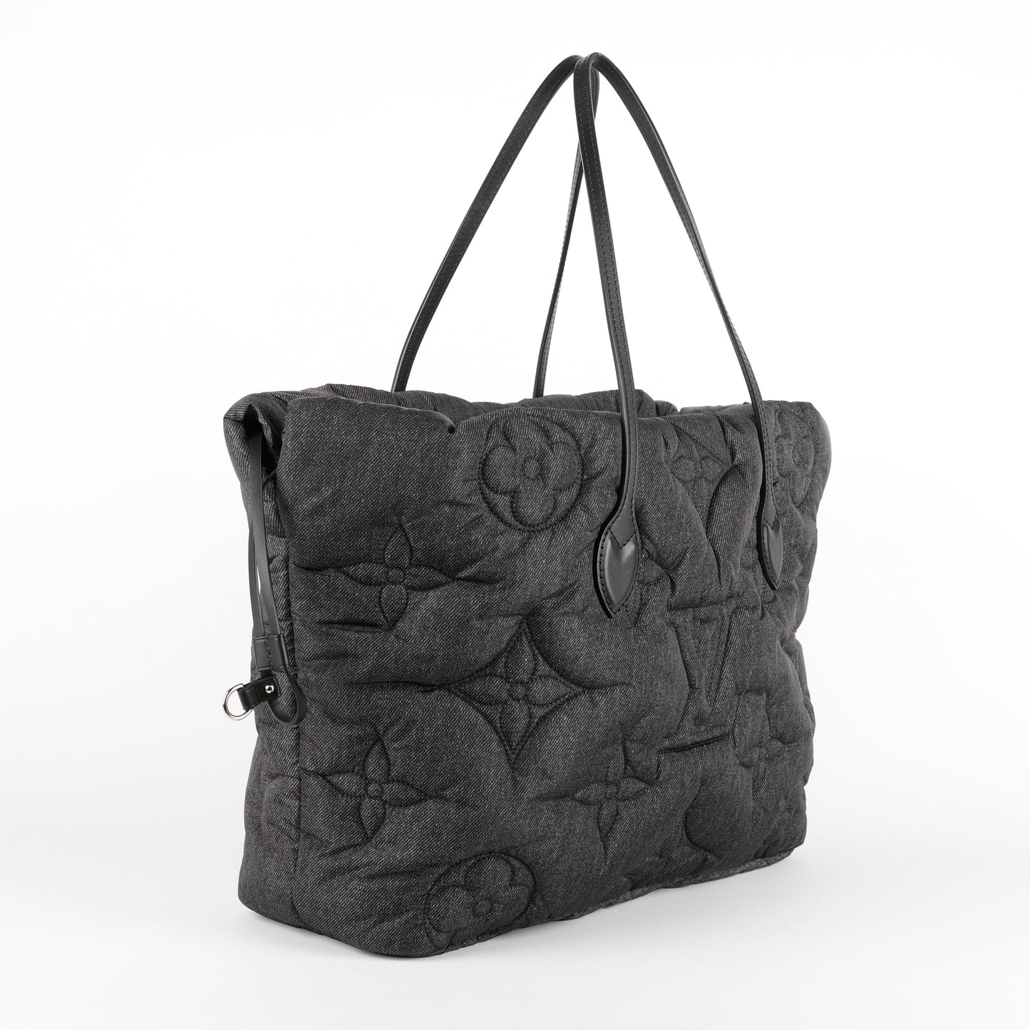Inside Out Neverfull MM, Black Puffygram