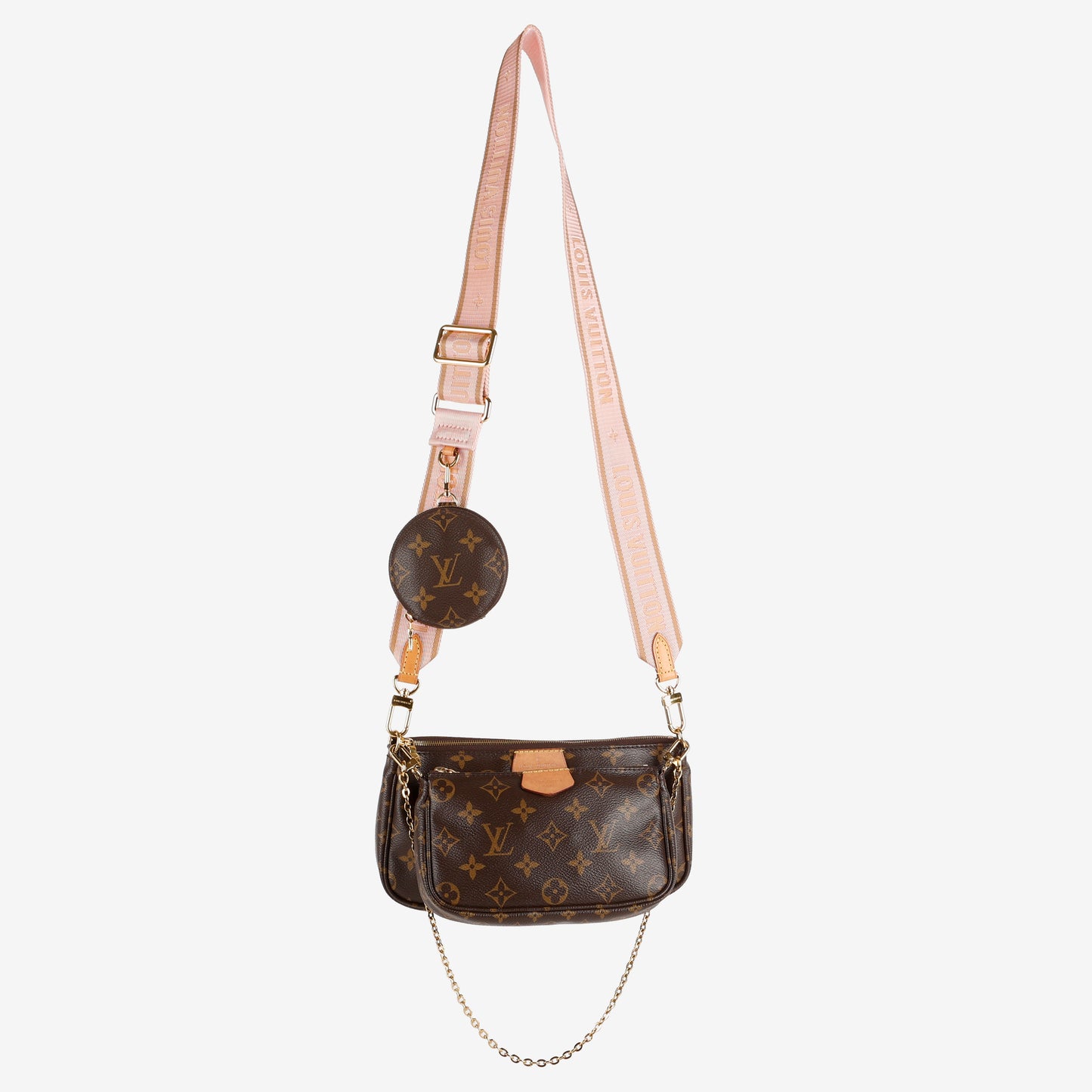 Multi Pochette Accessoires, Monogram/Pink