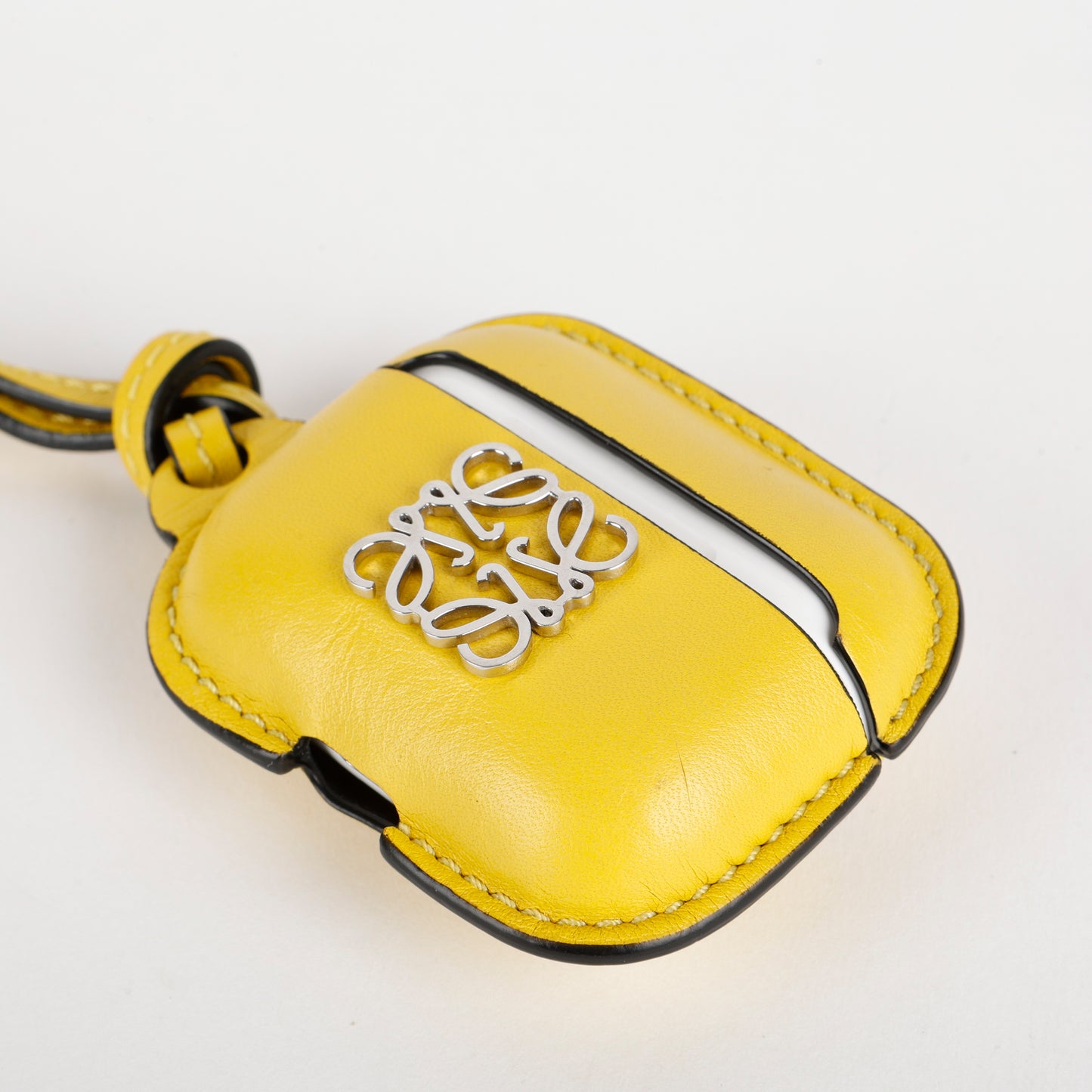 Anagram Airpods Case on Strap, Yellow
