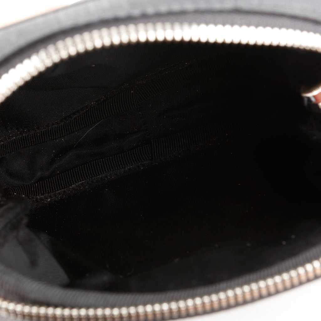 Double Pocket Belt Bag, Canvas/Black