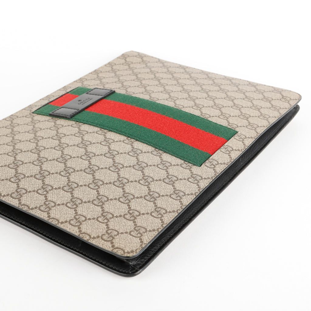 Supreme Coated Canvas Zipped Clutch, (missing strap)