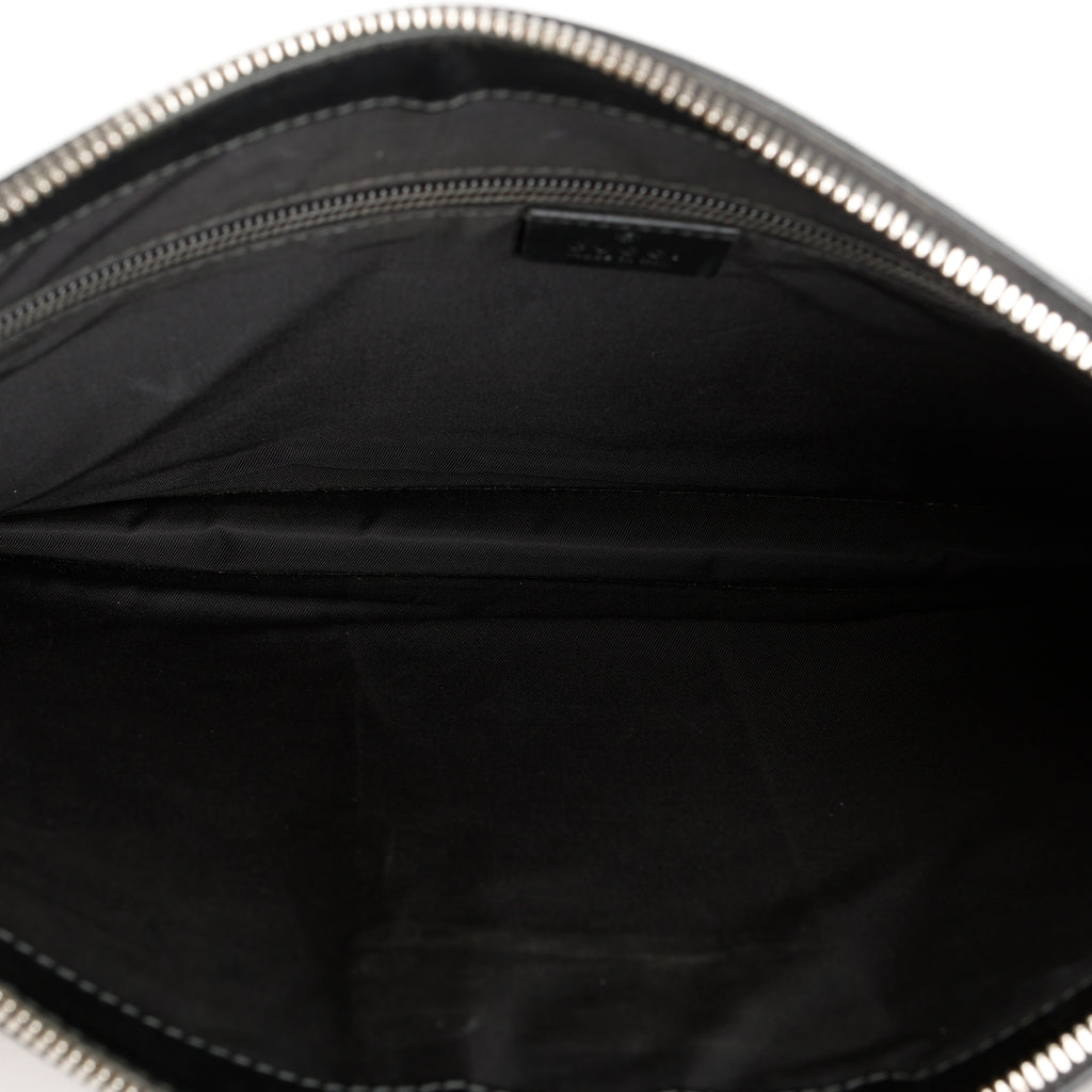 Supreme Coated Canvas Zipped Clutch, (missing strap)