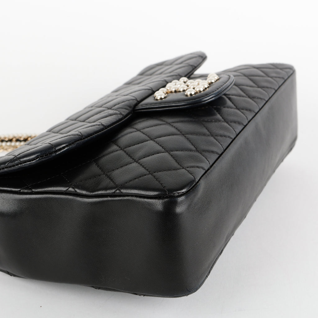 Medium Westminster Pearl Flap, Quilted Lambskin