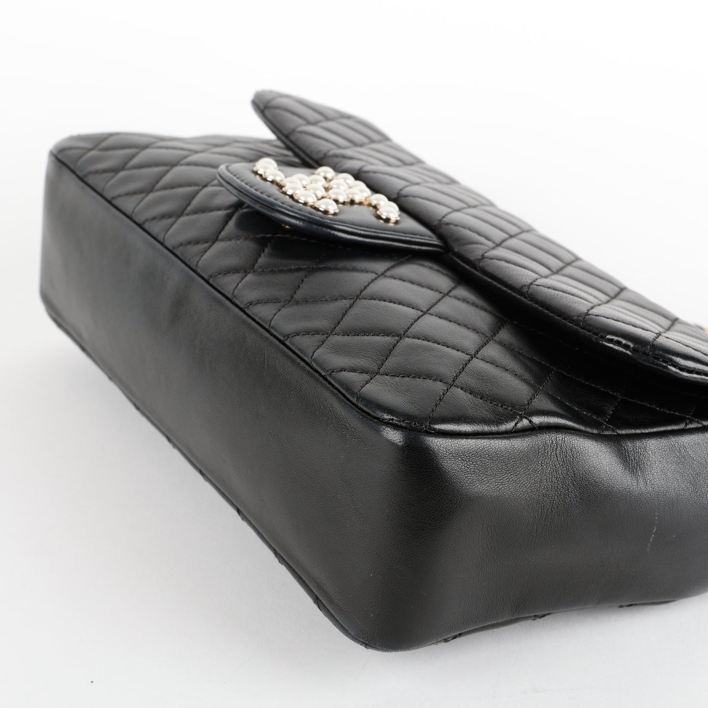 Medium Westminster Pearl Flap, Quilted Lambskin