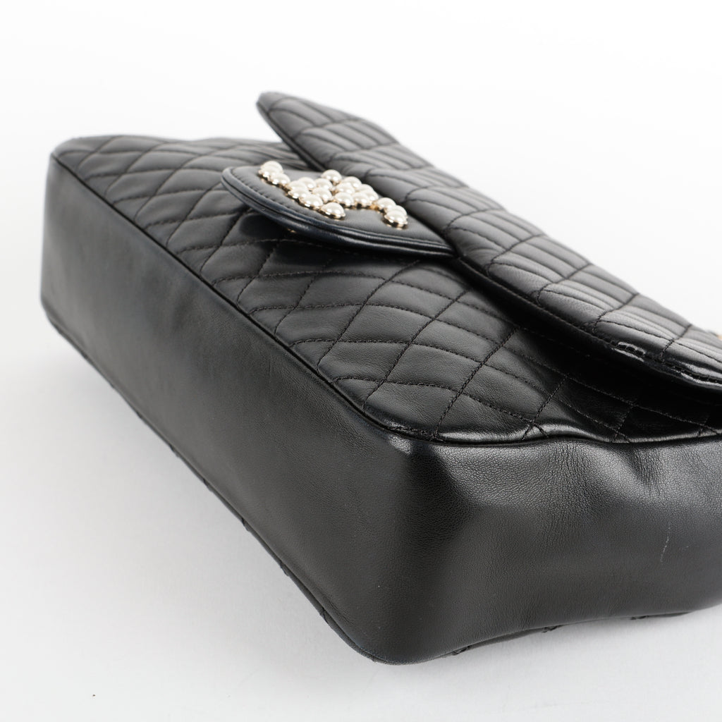 Medium Westminster Pearl Flap, Quilted Lambskin