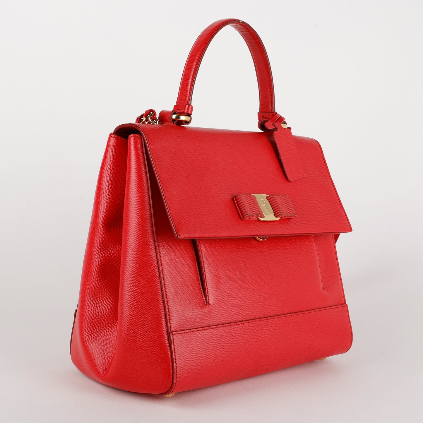 Carrie O Chain Shoulder Bag, Pamplona Red