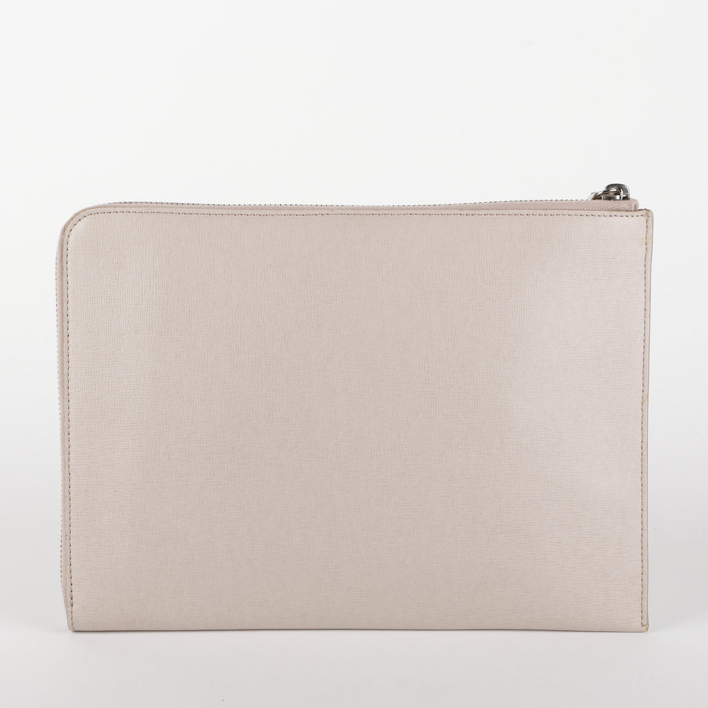 Monster Zip Pouch, Pink/Red/Taupe