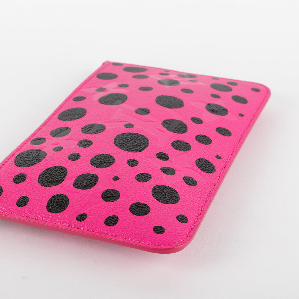 Pochette Wristlet, Pink Black Kusama Empreinte