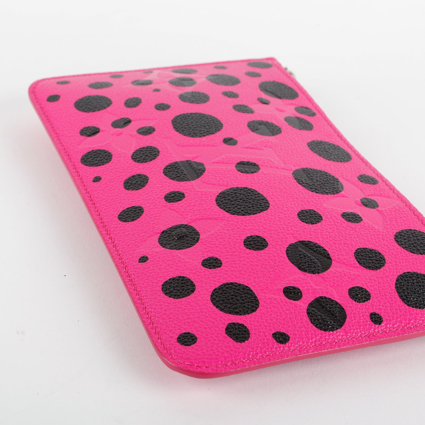 Pochette Wristlet, Pink Black Kusama Empreinte