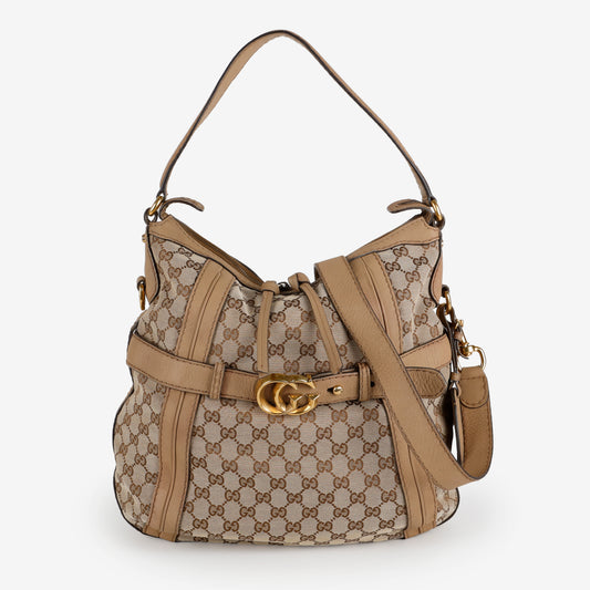 Running Medium Hobo, Beige