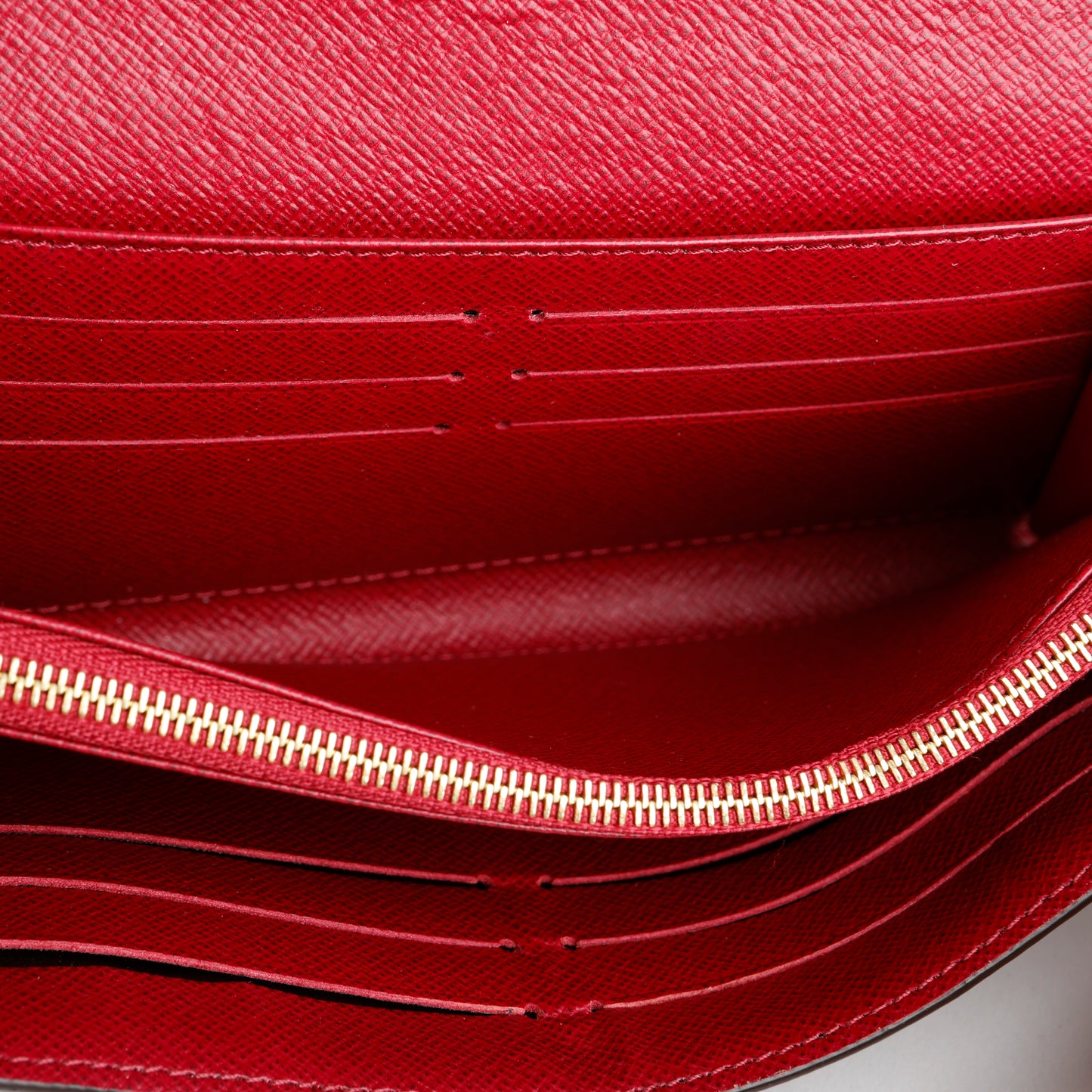 Sarah Wallet, Monogram/Fuchsia