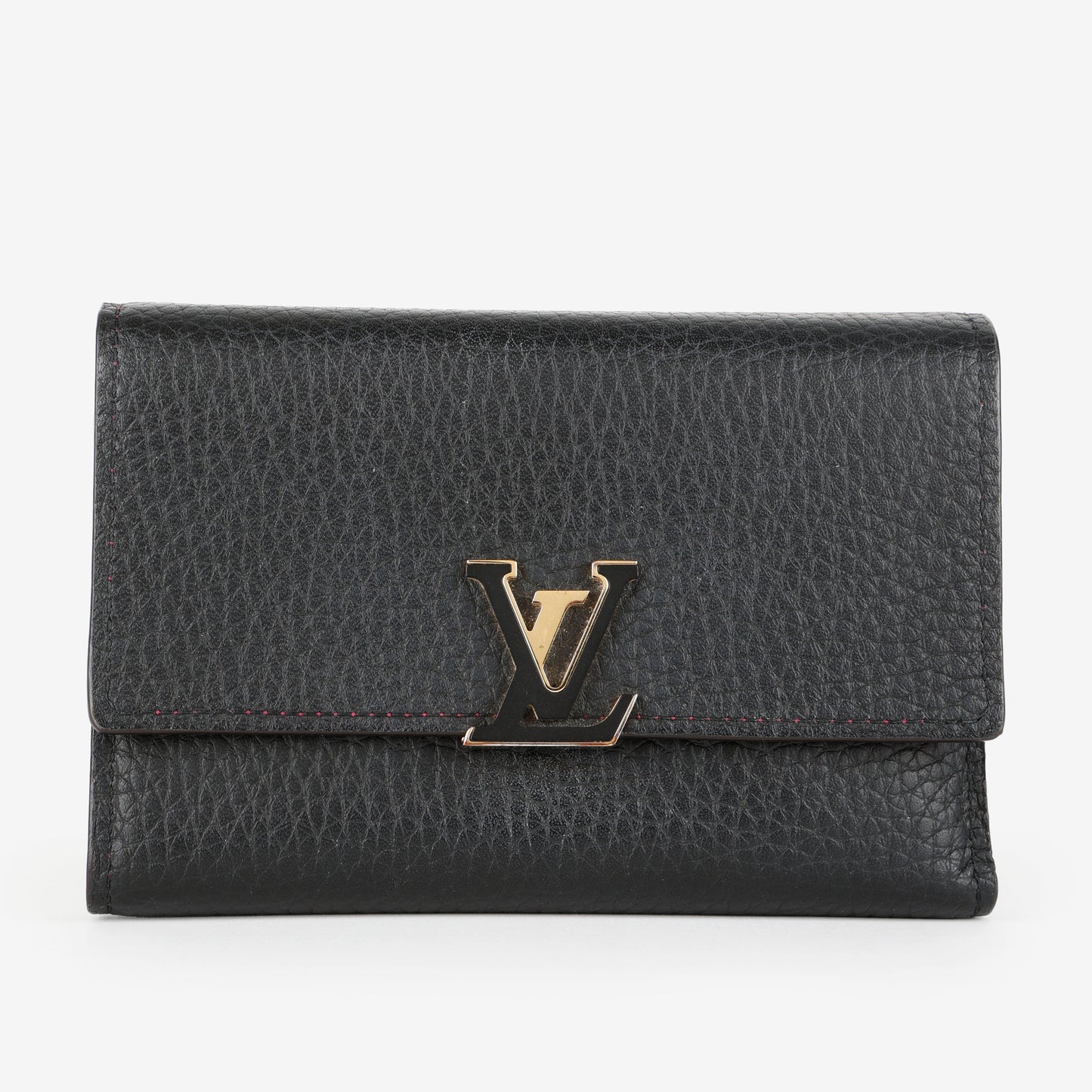 Capucines Wallet, Black
