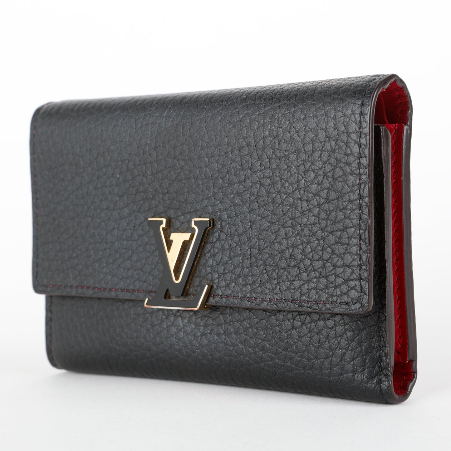 Capucines Wallet, Black