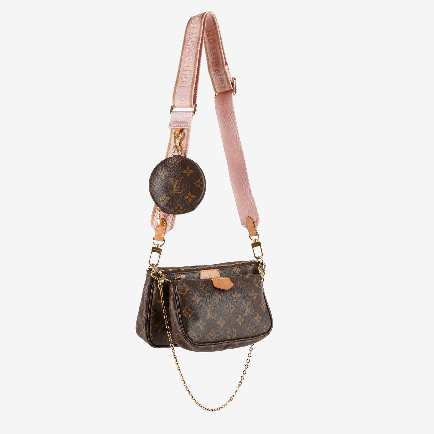 Multi Pochette Accessoires, Monogram/Pink