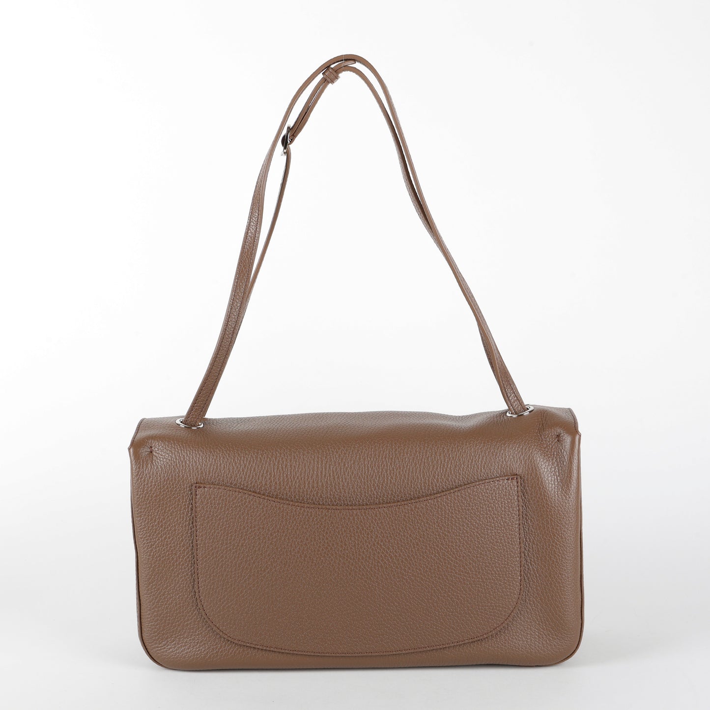 Souplissimo Maxi Flap, Light Brown Calfskin SHW