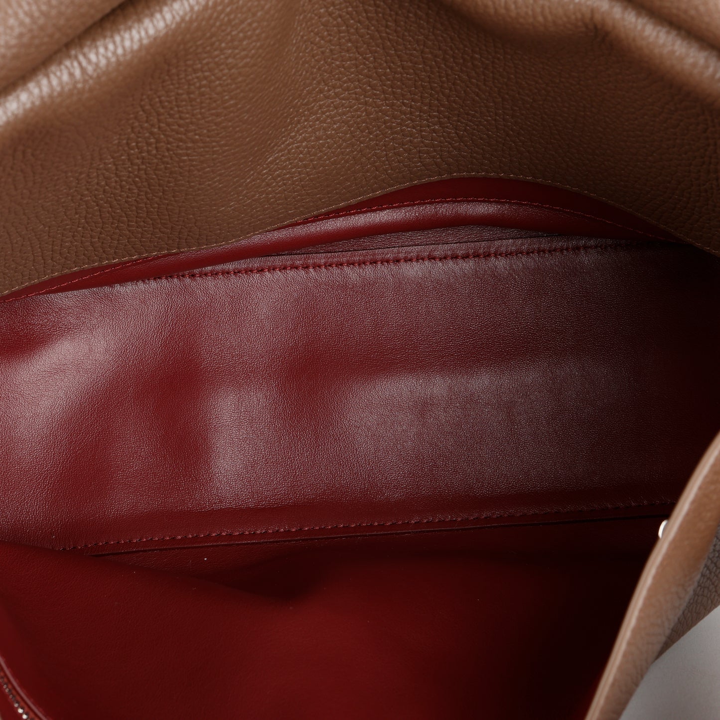 Souplissimo Maxi Flap, Light Brown Calfskin SHW