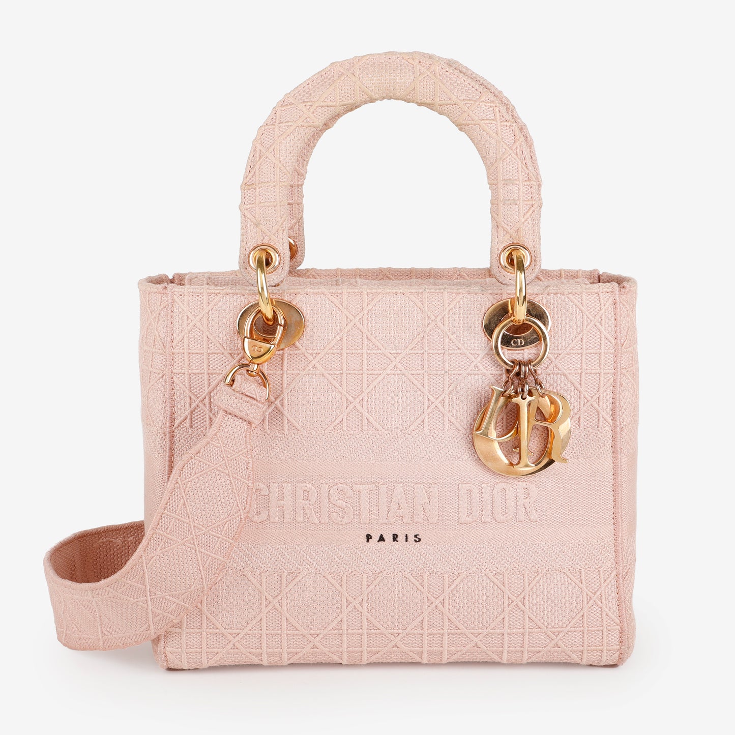 Medium Cannage D-Lite, Light Pink Canvas