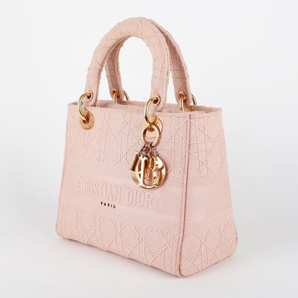 Medium Cannage D-Lite, Light Pink Canvas