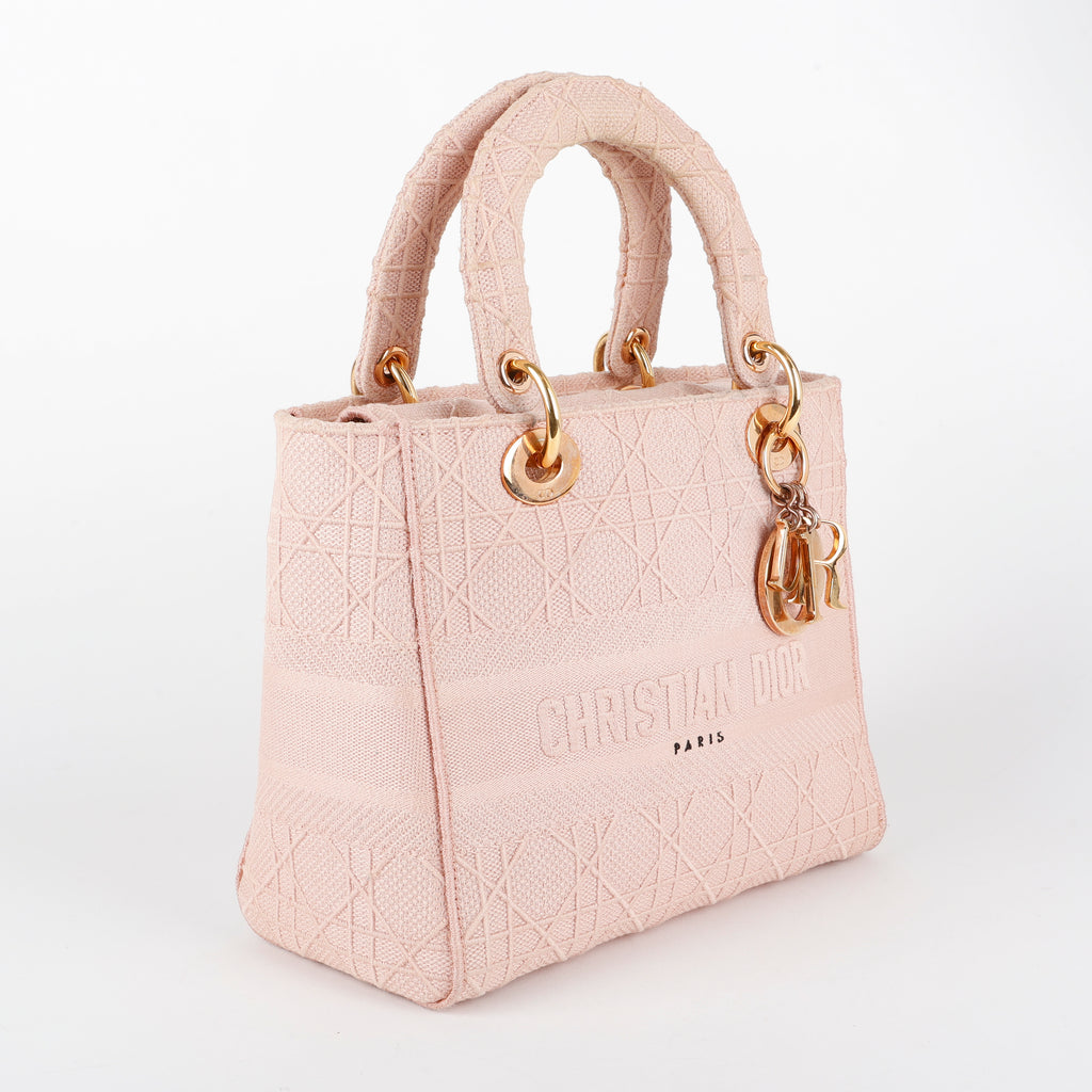 Medium Cannage D-Lite, Light Pink Canvas