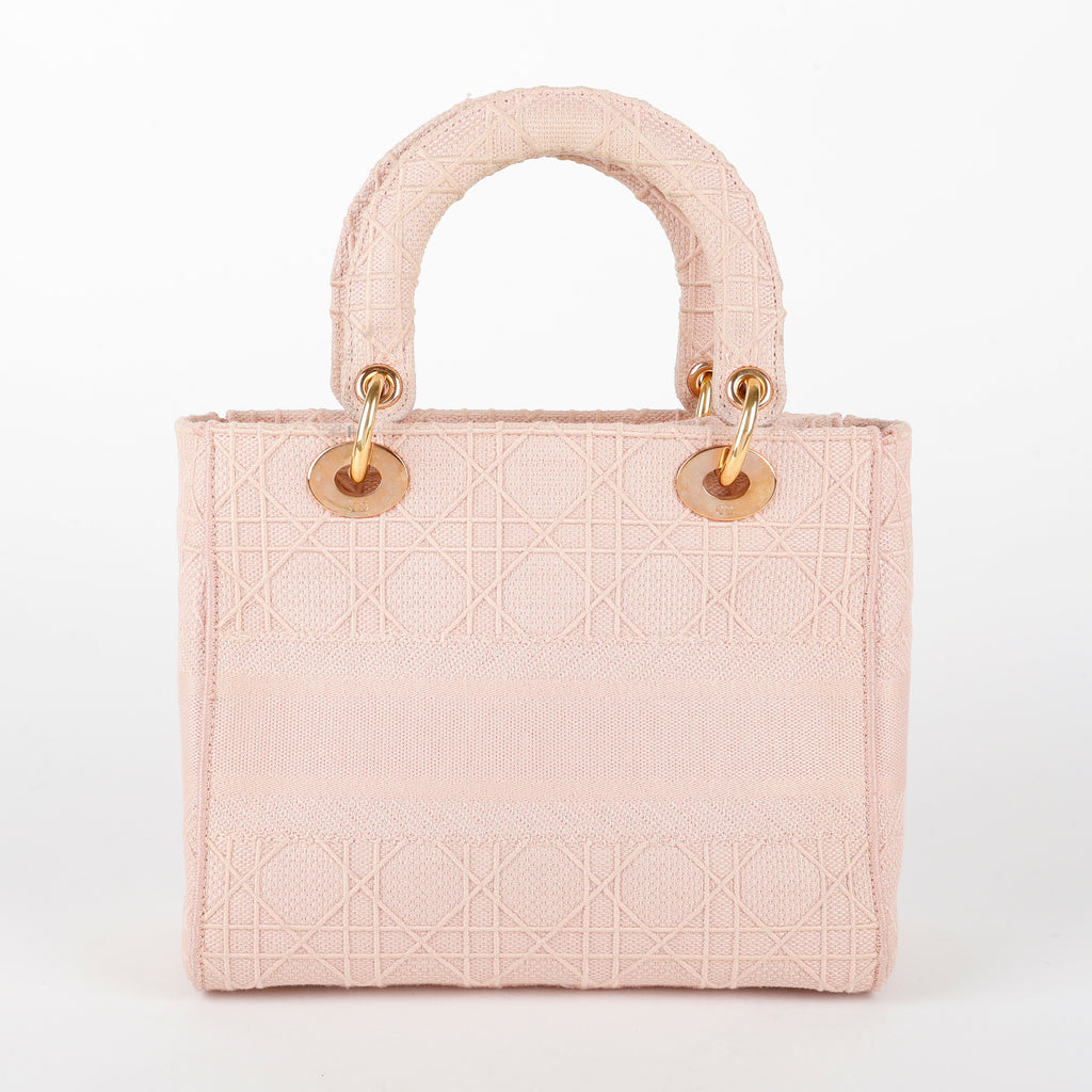 Medium Cannage D-Lite, Light Pink Canvas
