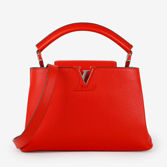 Capucines BB, Red Calfskin