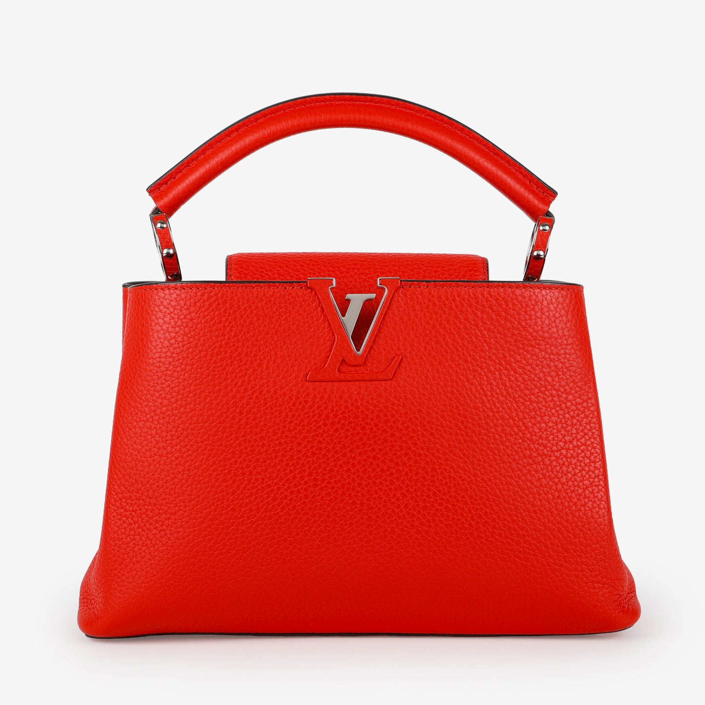 Capucines BB, Red Calfskin