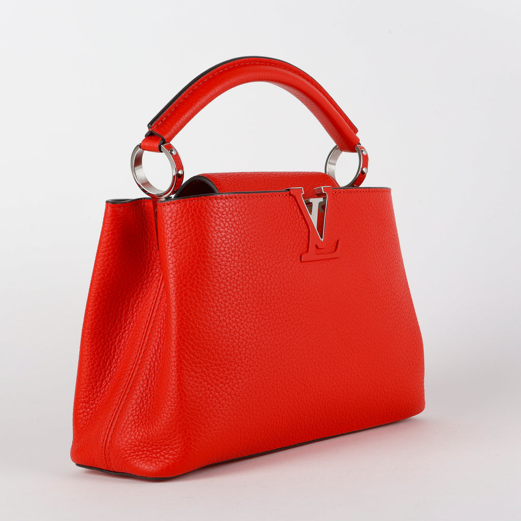 Capucines BB, Red Calfskin