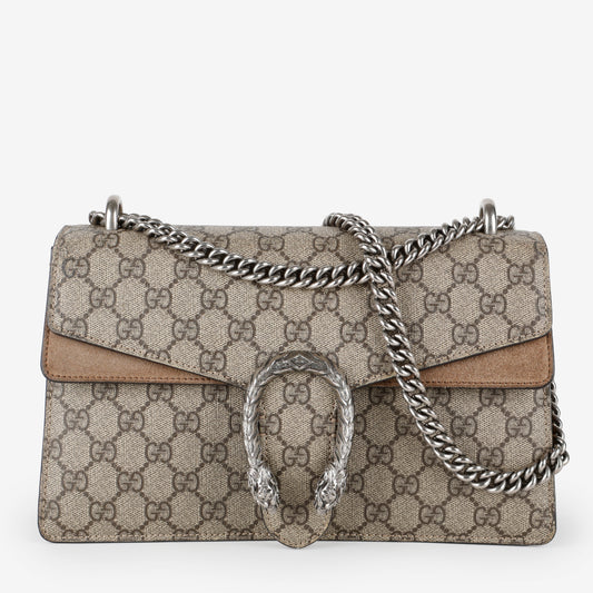 Medium Dionysus, Coated Canvas/Taupe
