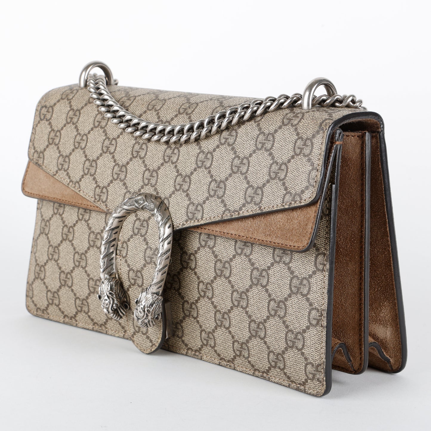 Medium Dionysus, Coated Canvas/Taupe