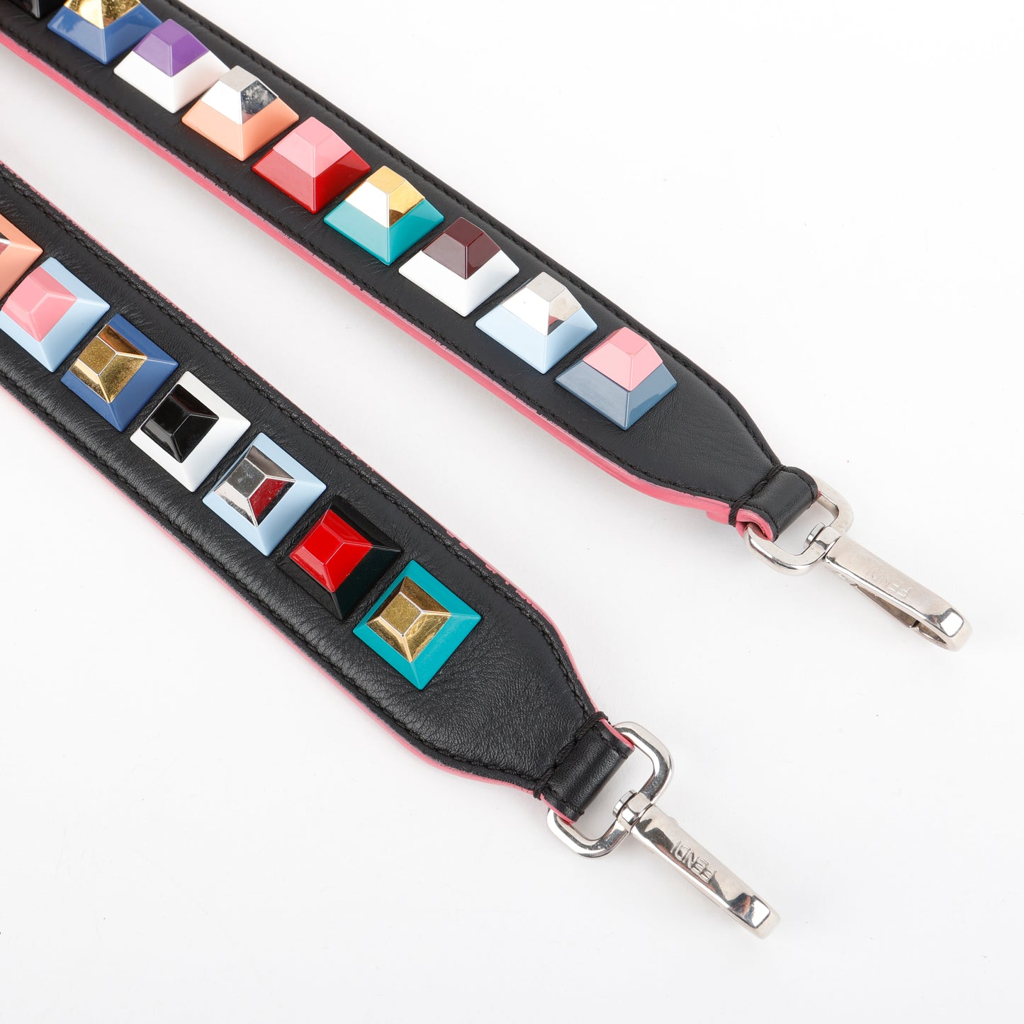 Multicolor Studded Strap You, Black
