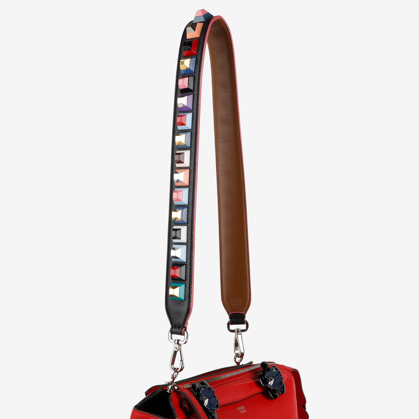 Multicolor Studded Strap You, Black