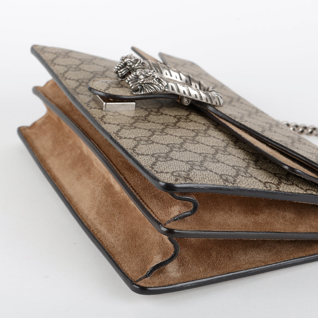 Medium Dionysus, Coated Canvas/Taupe