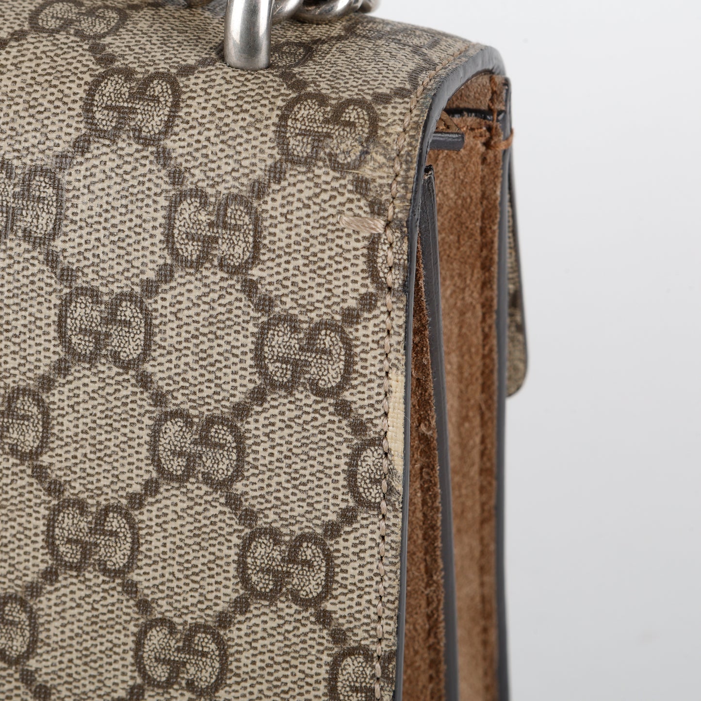 Medium Dionysus, Coated Canvas/Taupe