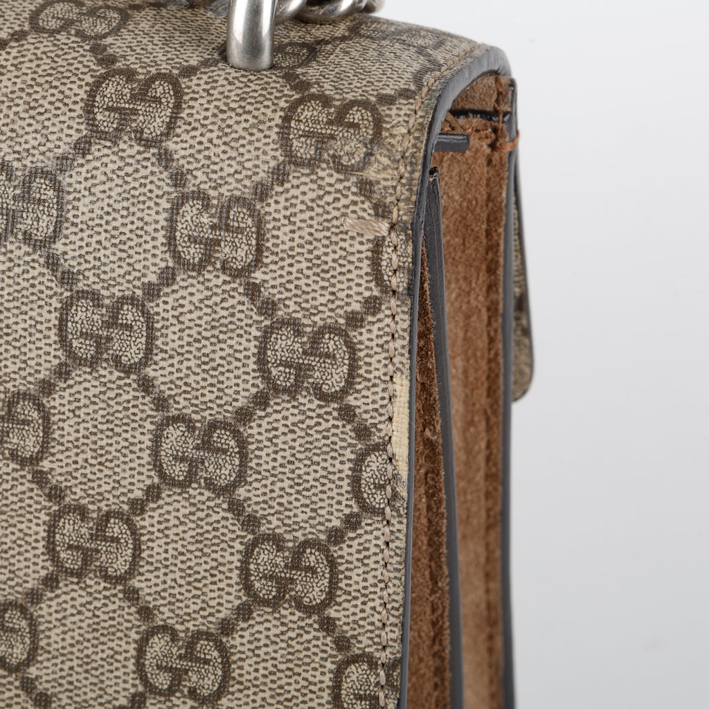 Medium Dionysus, Coated Canvas/Taupe