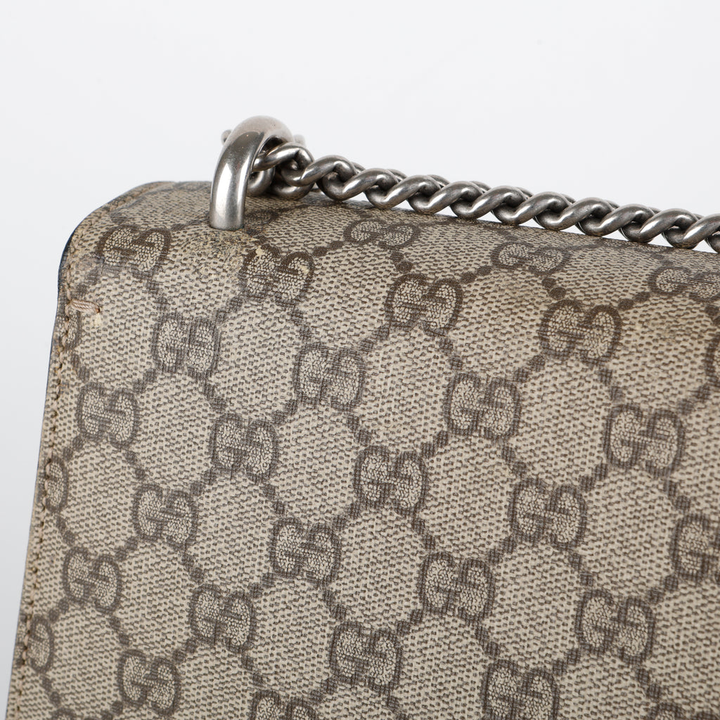 Medium Dionysus, Coated Canvas/Taupe
