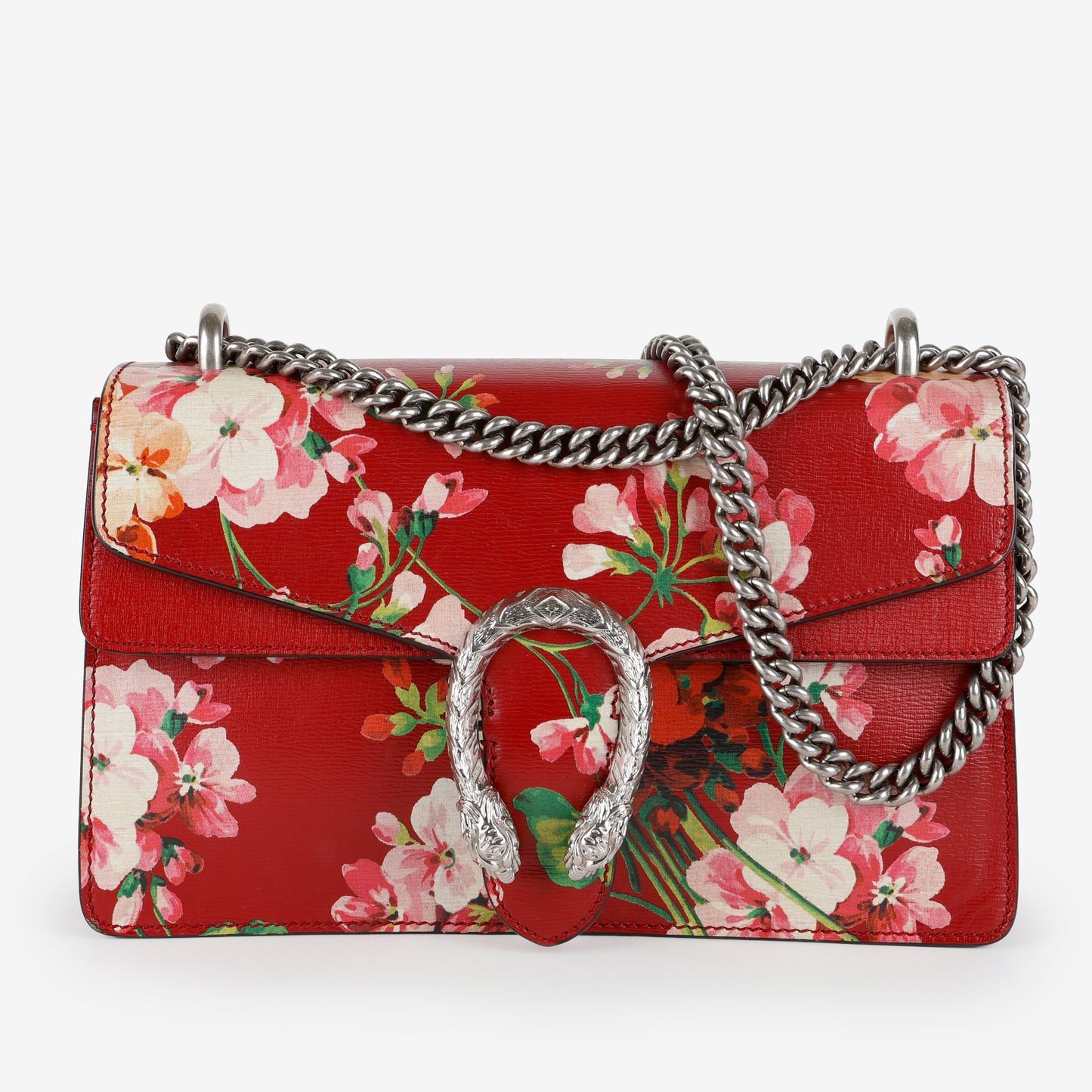 Medium Blooms Dionysus Shoulder Bag, Romantic Cherry