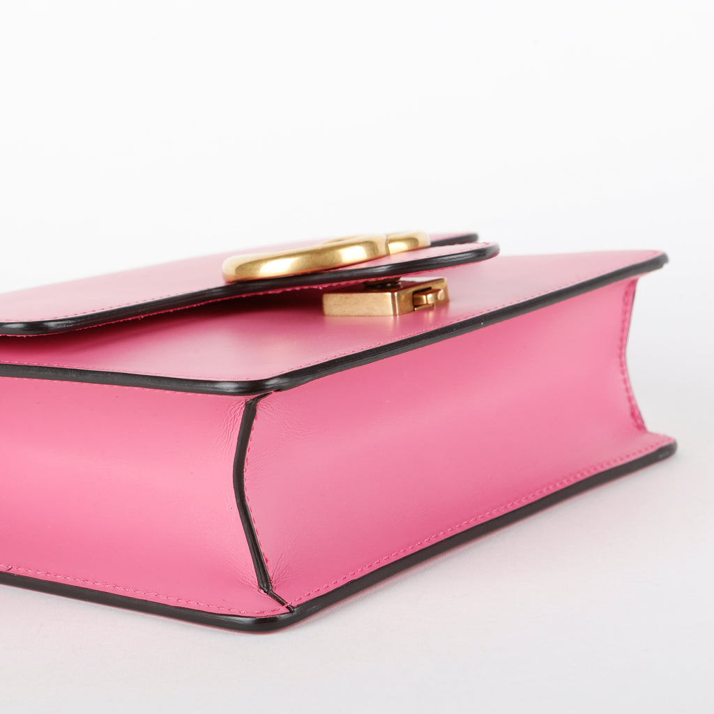 Small GG Marmont Chain Bag, Bubblegum Pink