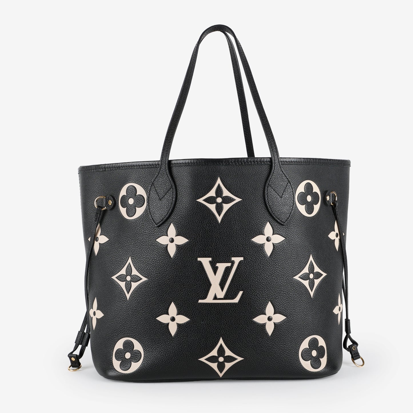 Neverfull MM, Black/Cream Bicolor Empreinte