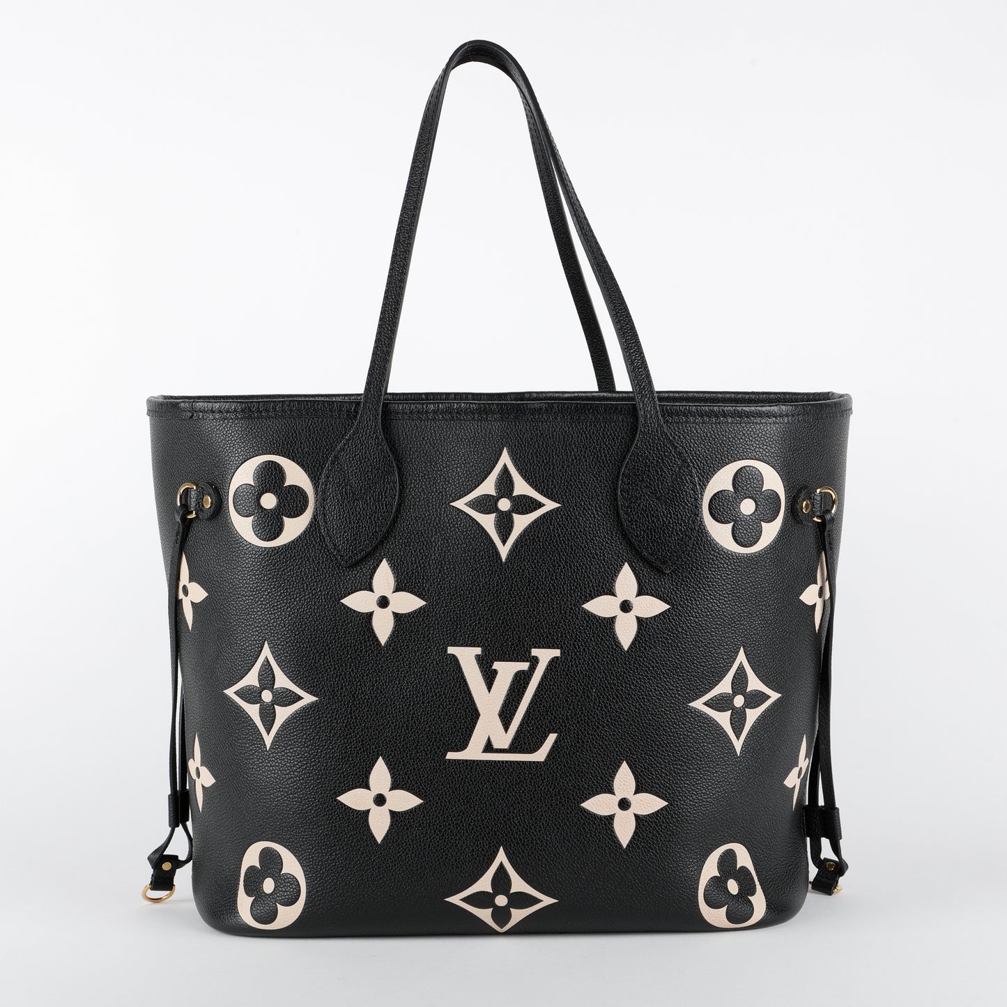 Neverfull MM, Black/Cream Bicolor Empreinte