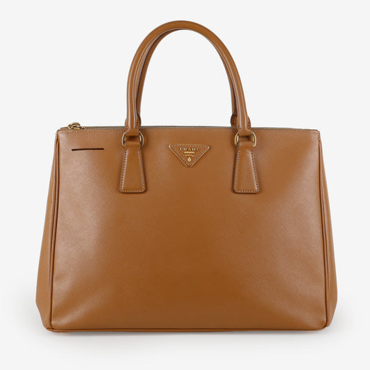 Large Galleria, Congac Saffiano (w/o strap)