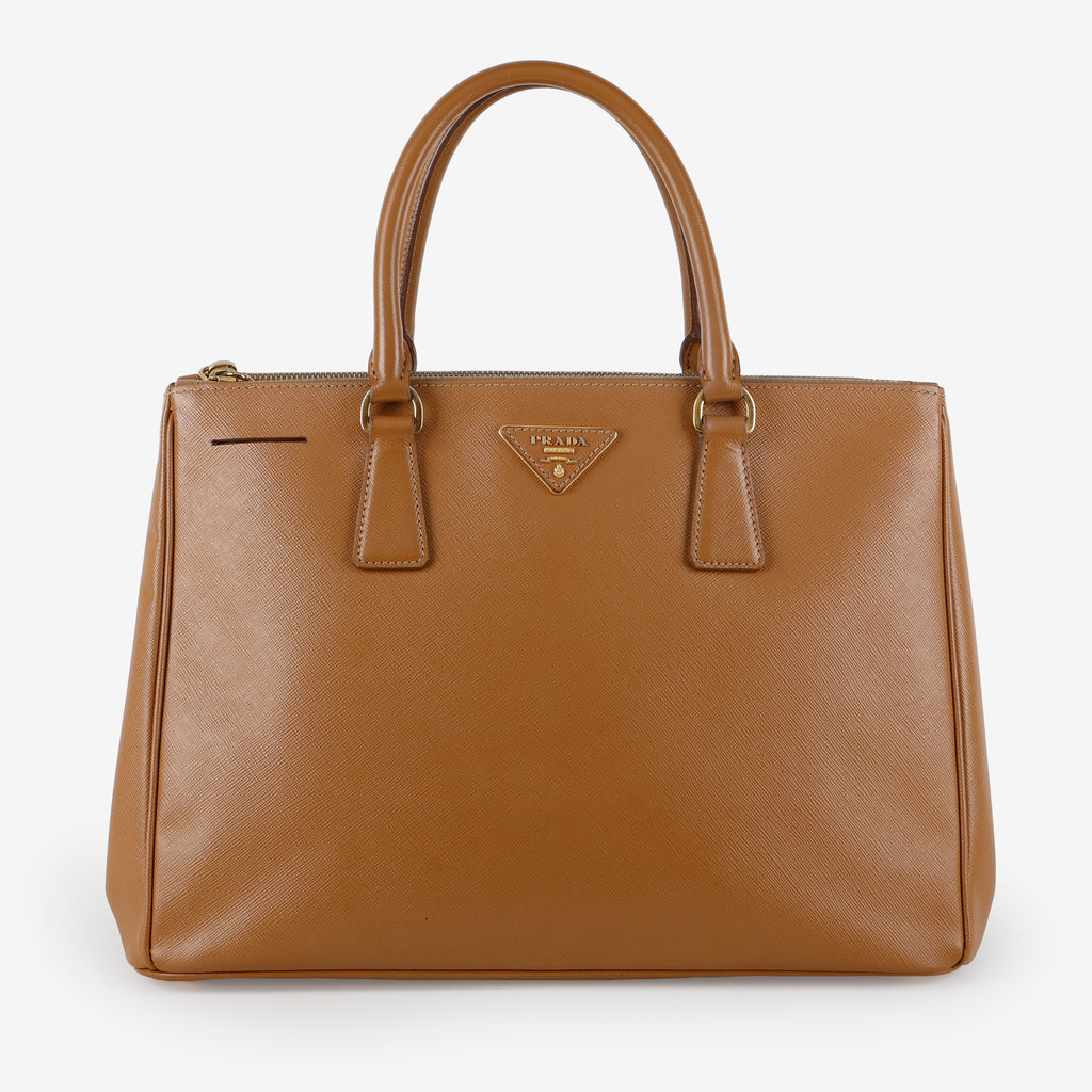 Large Galleria, Congac Saffiano (w/o strap)