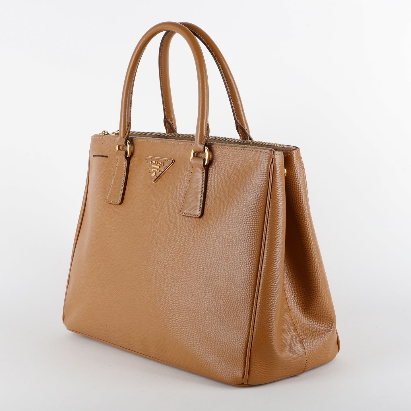 Large Galleria, Congac Saffiano (w/o strap)