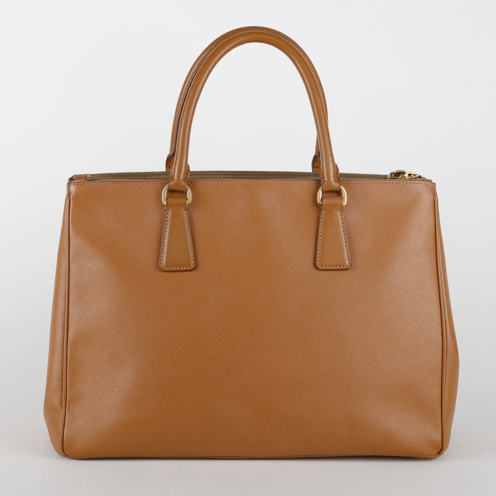 Large Galleria, Congac Saffiano (w/o strap)