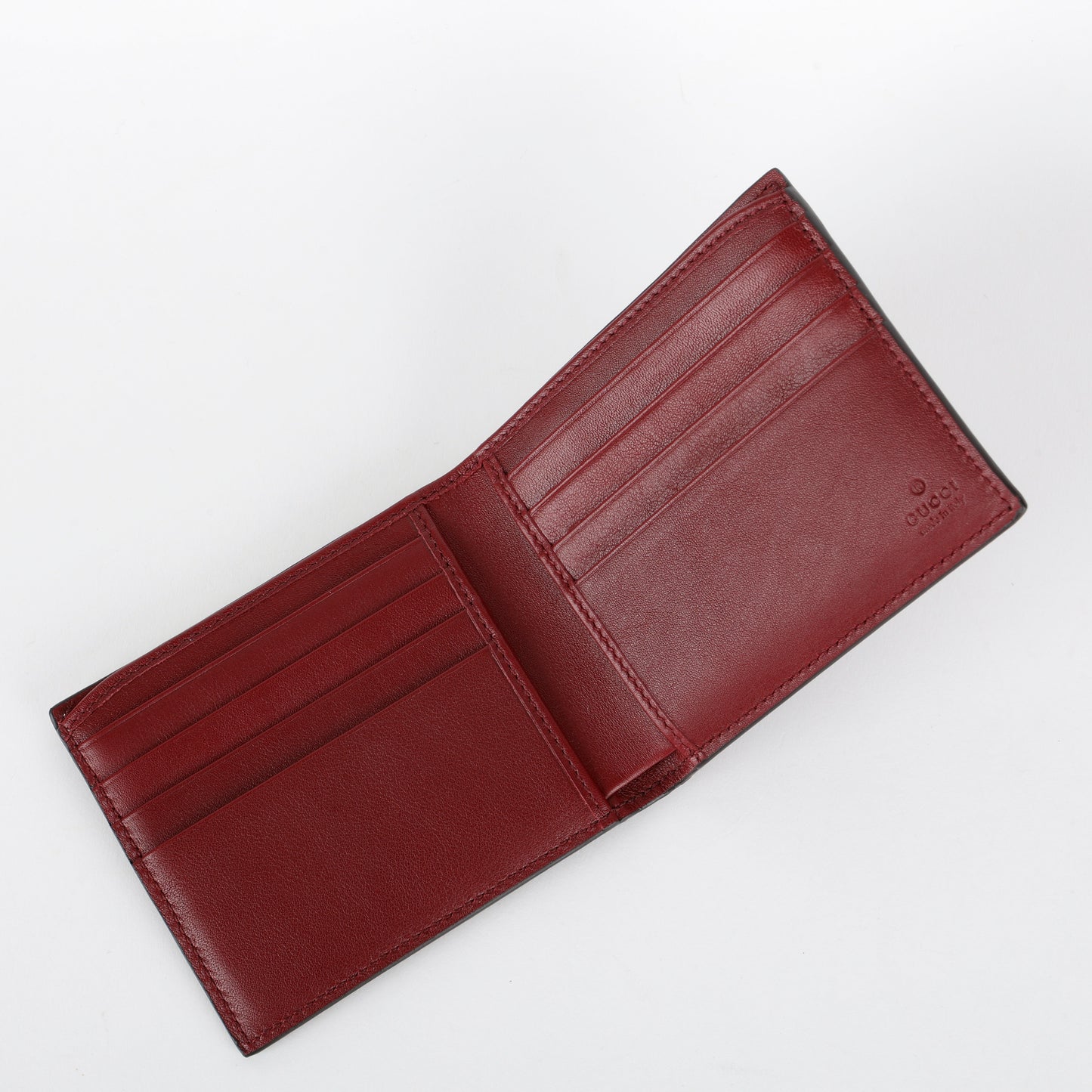 Aria Bifold Wallet, Bordeaux Python