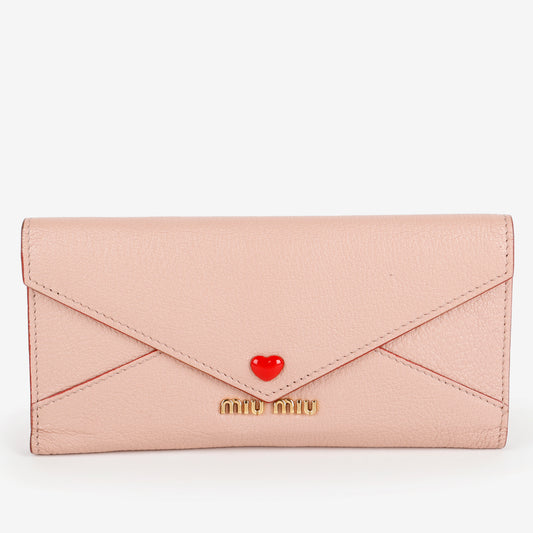 Madras Love Forever Envelope Wallet, Rosa Pink