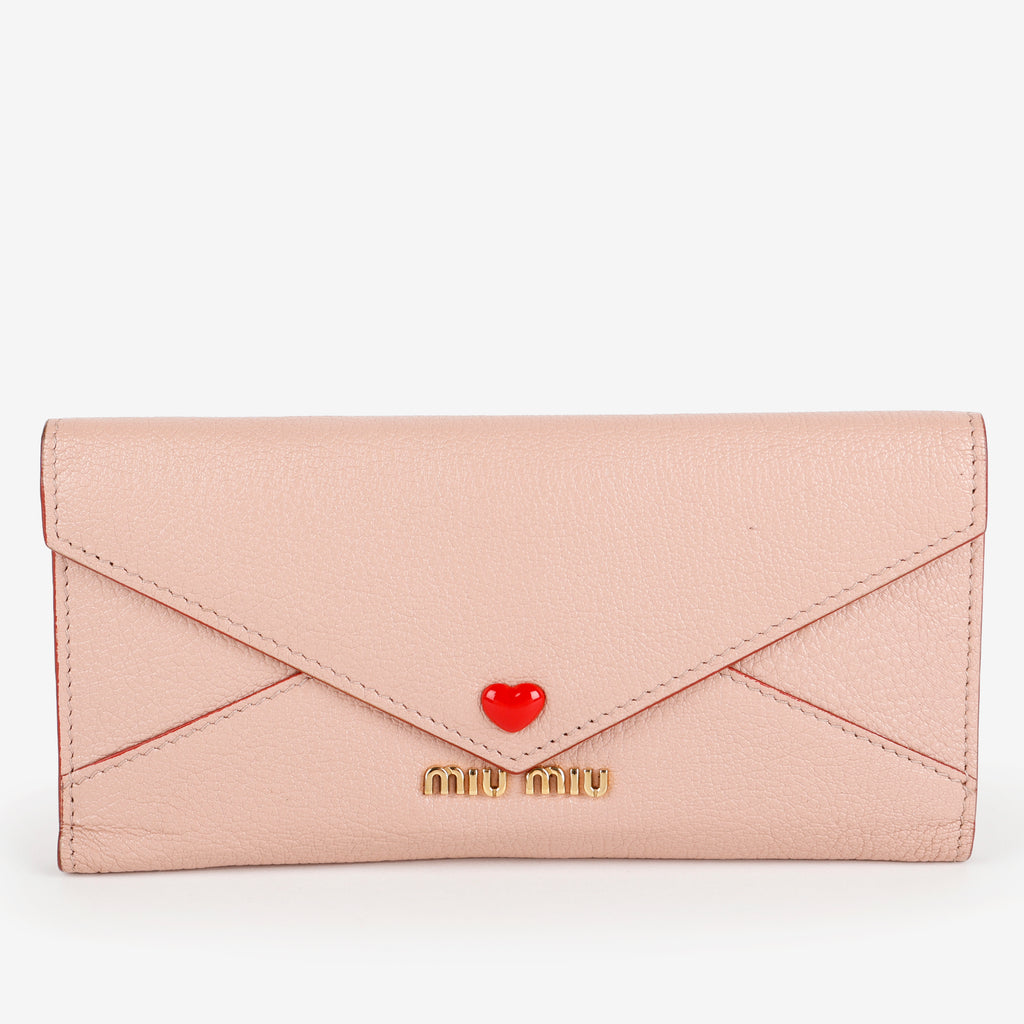 Madras Love Forever Envelope Wallet, Rosa Pink