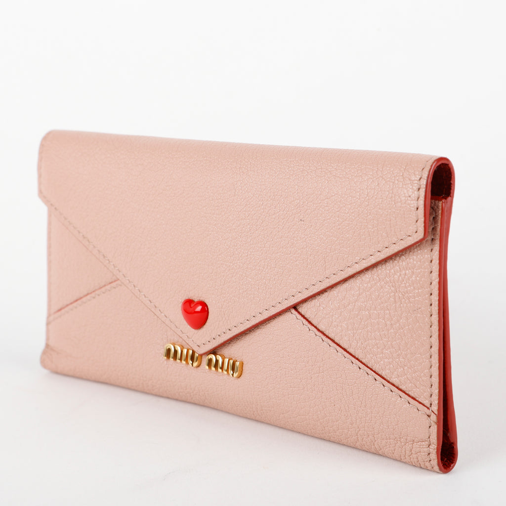 Madras Love Forever Envelope Wallet, Rosa Pink